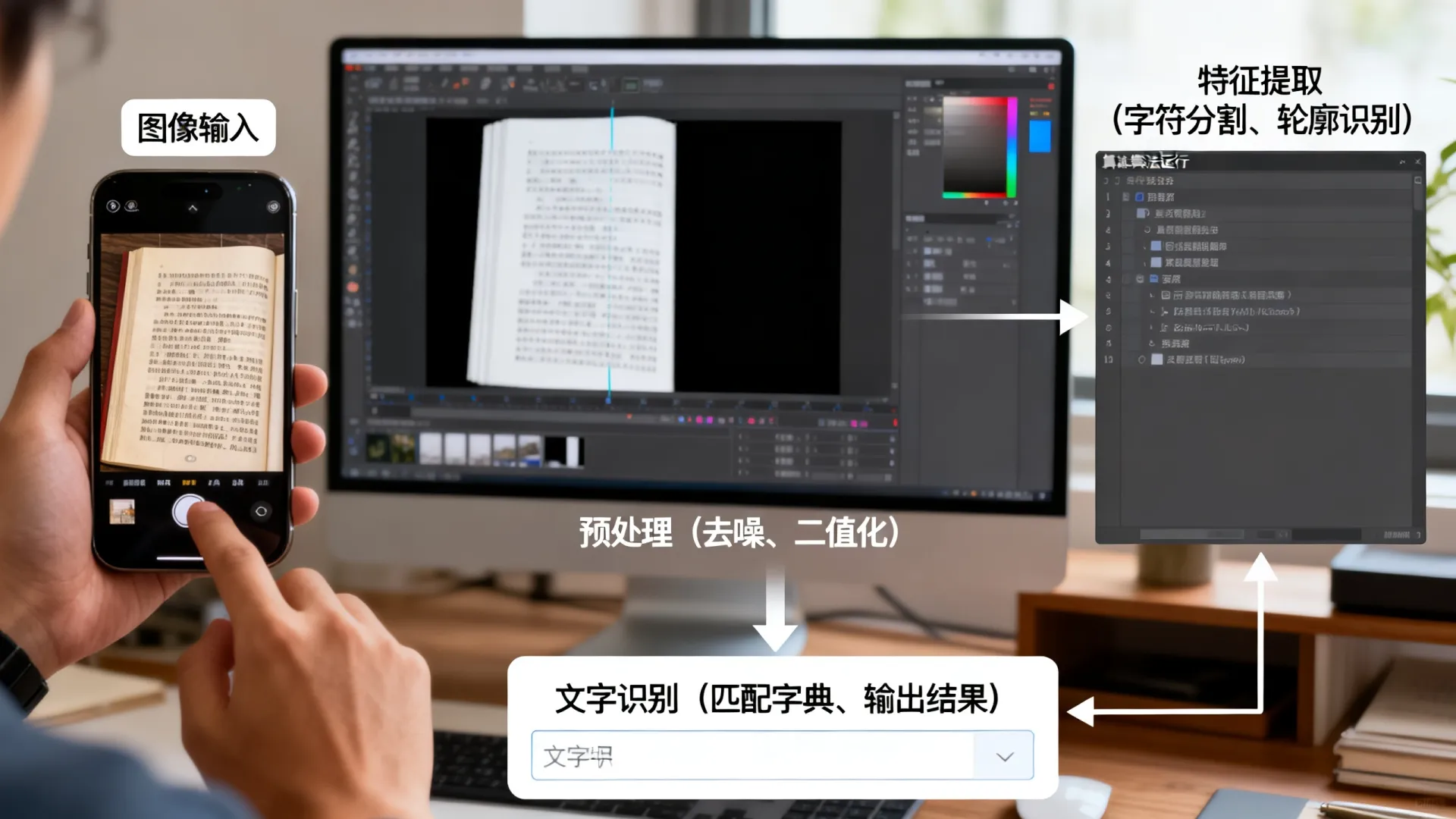 ai识别图片文字过程 ai识别图片文字过程