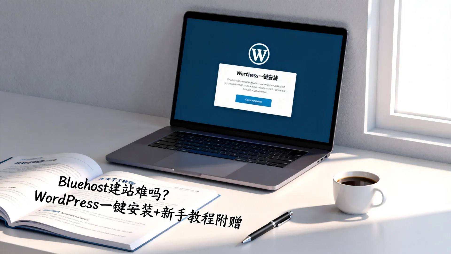 Bluehost建站难吗?WordPress一键安装+新手教程附赠 WordPress一键安装