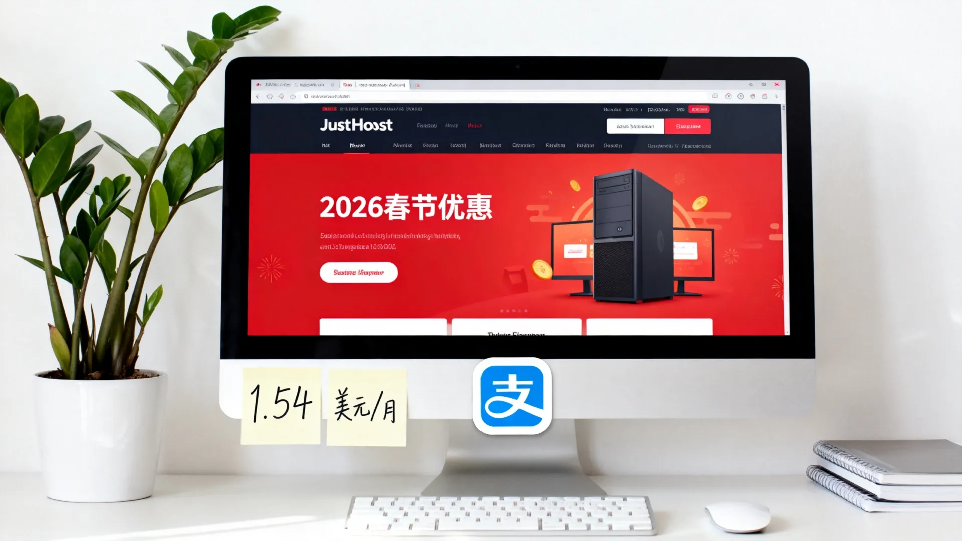 活动期间 justhost2026农历春节优惠