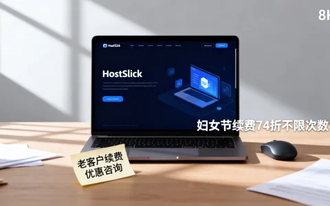 HostSlick妇女节续费74折不限次数？HostSlick老客户续费优惠折扣多少？