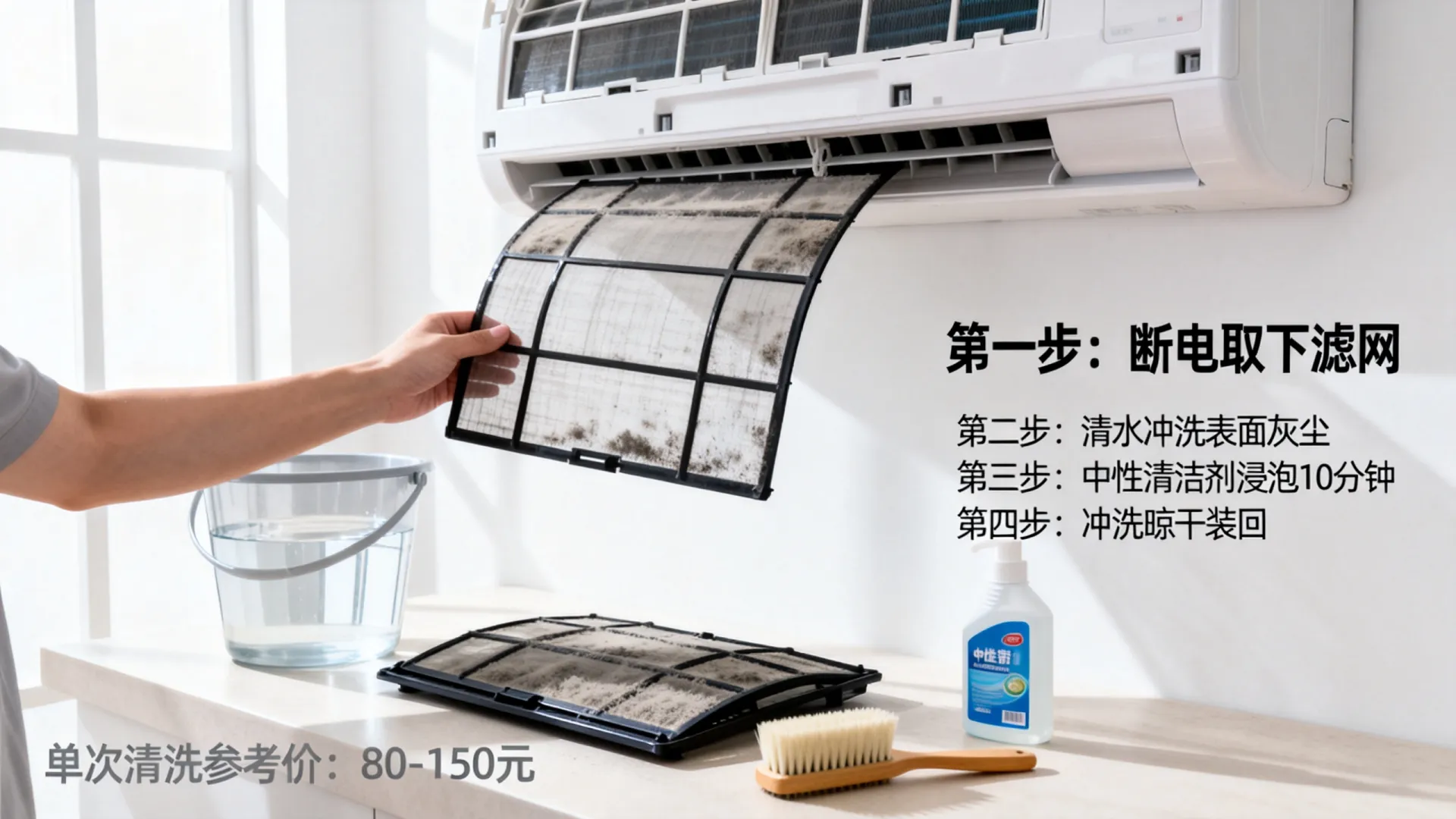 如何自己清洗空调滤网?|空调清洗价格一般多少钱一次 如何自己清洗空调滤网?|空调清洗价格一般多少钱一次