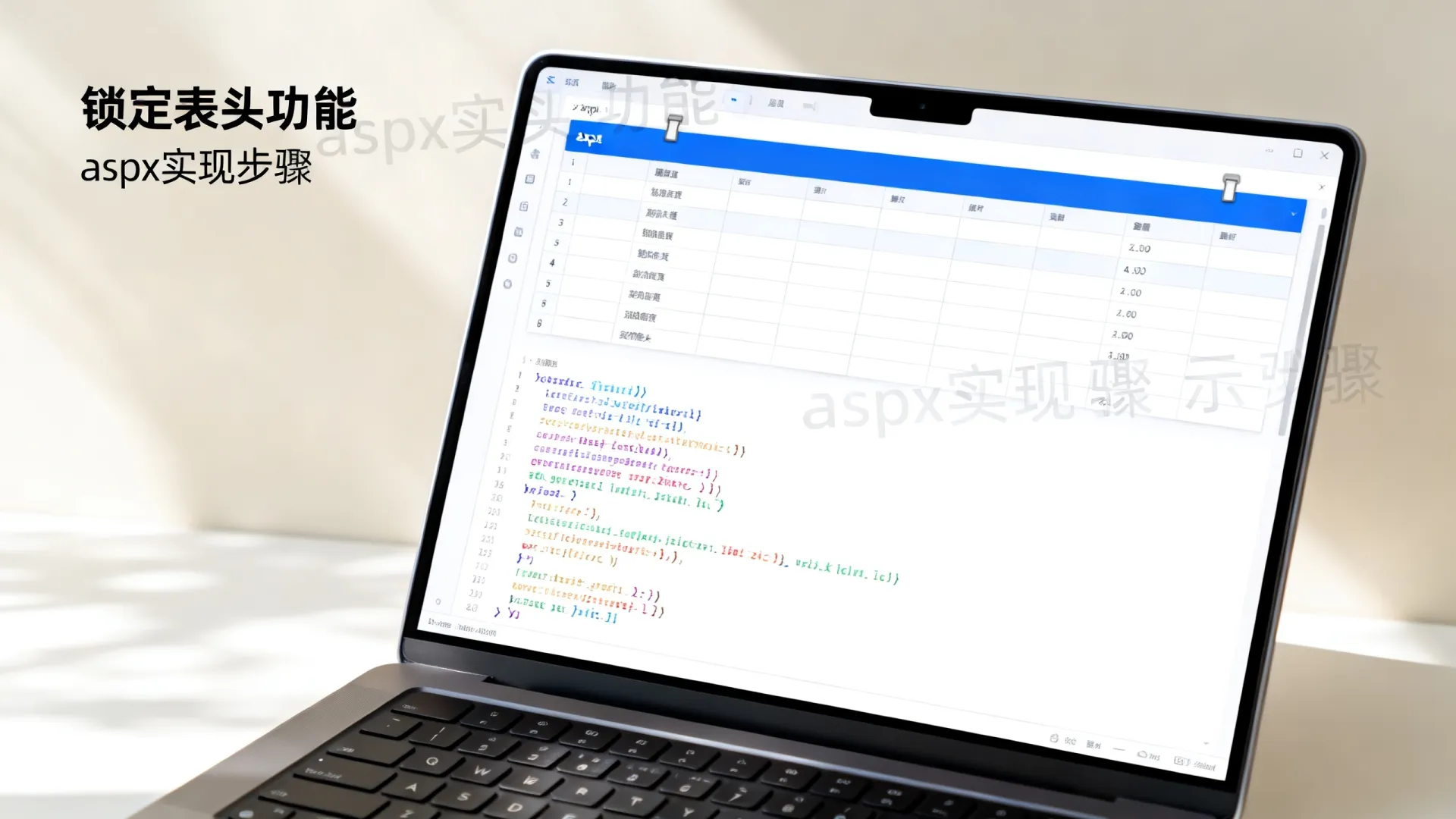 aspx锁定表头 aspx锁定表头