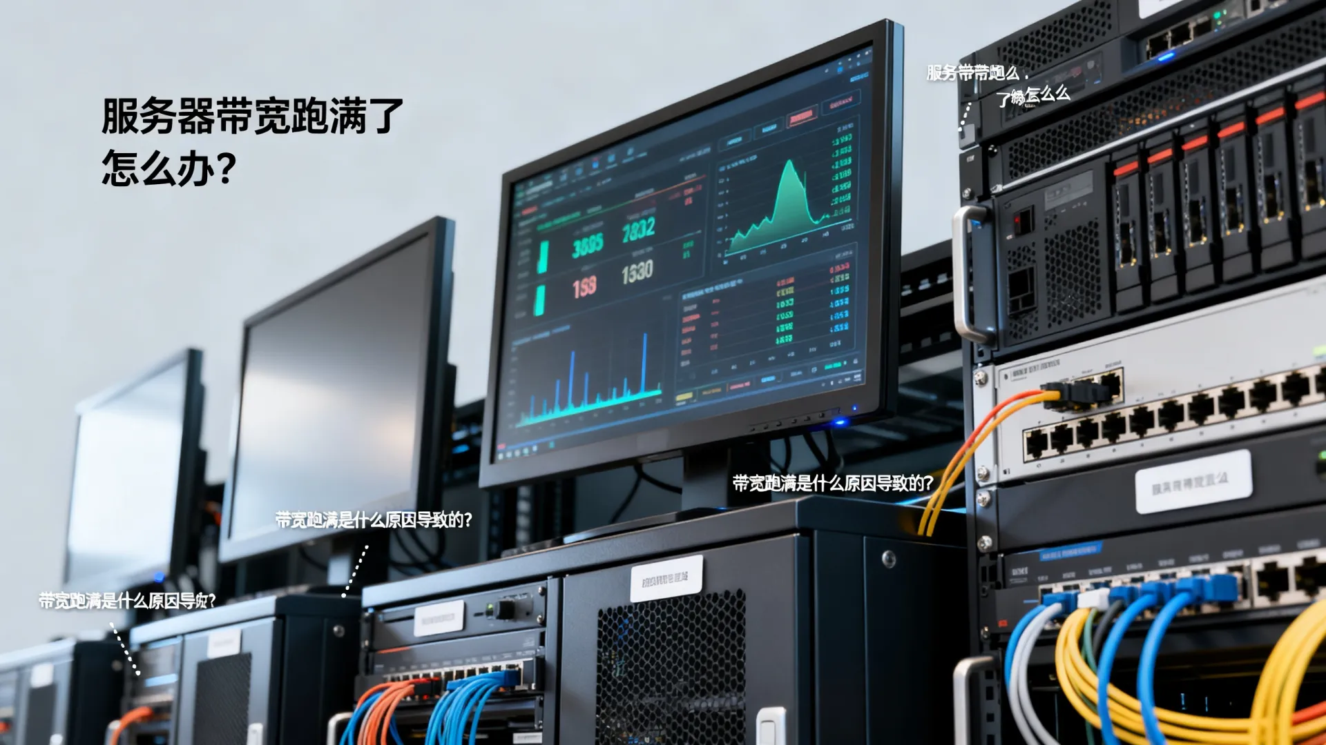 服务器带宽跑满了怎么办? 服务器带宽跑满了怎么办