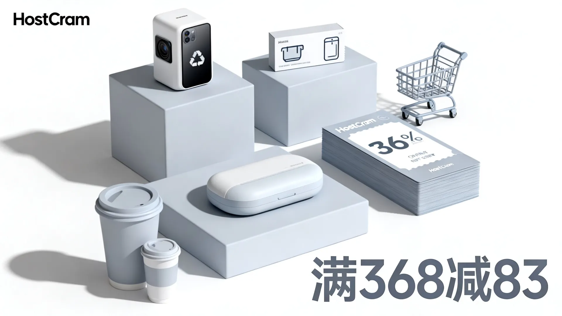 HostCram满减活动怎么参加?满368减83省钱攻略 HostCram满减活动怎么参加
