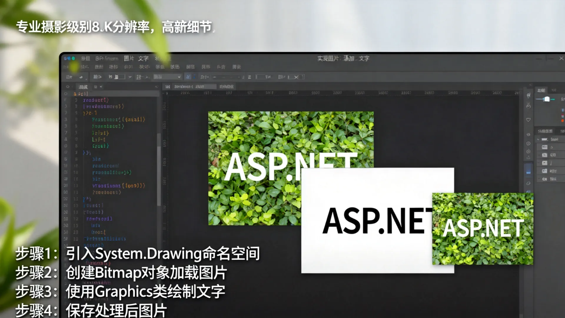 ASP.NET怎么实现图片添加文字?图文教程详解! ASP.NET怎么实现图片添加文字?图文教程详解!