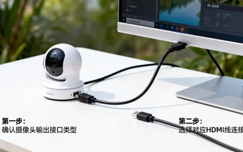 监控摄像头怎么连接电脑显示器，不用采集卡怎么接线？