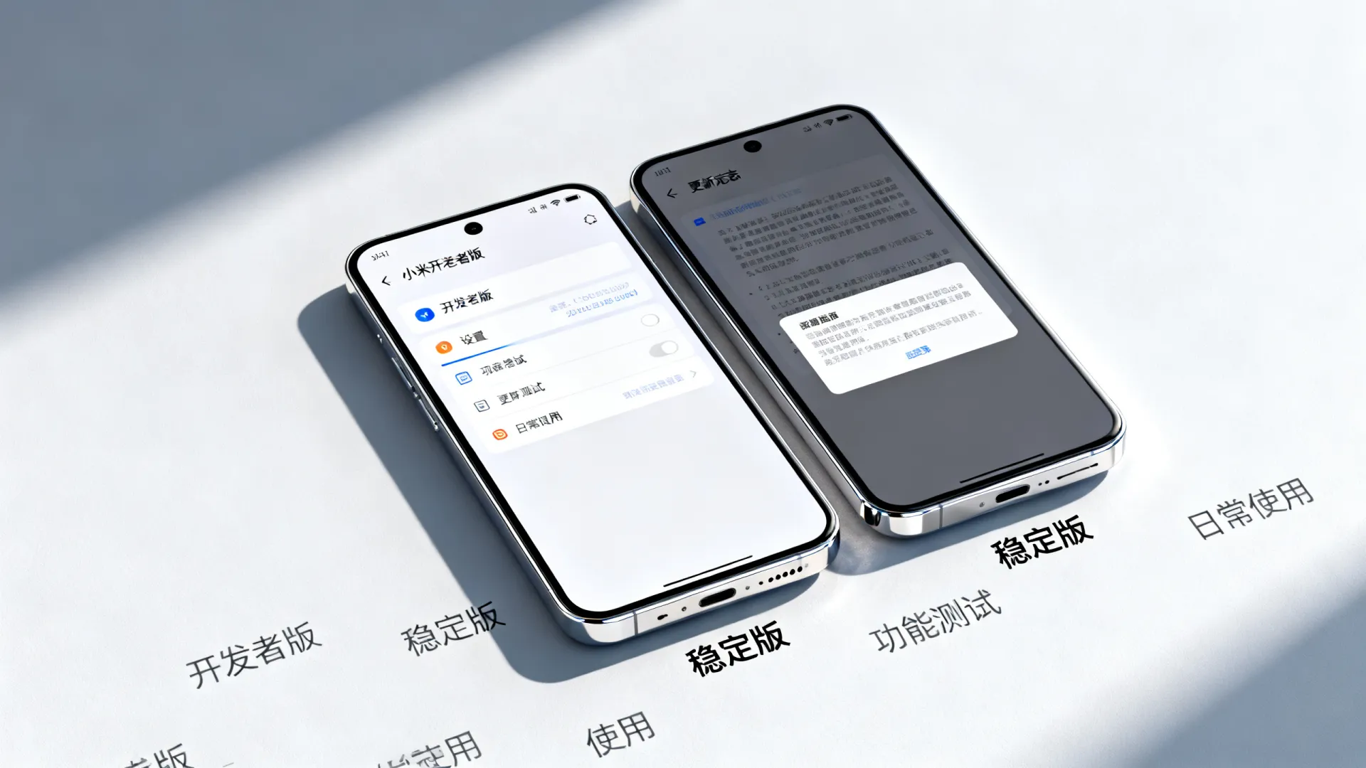 小米开发者版与稳定版 小米开发者版与稳定版
