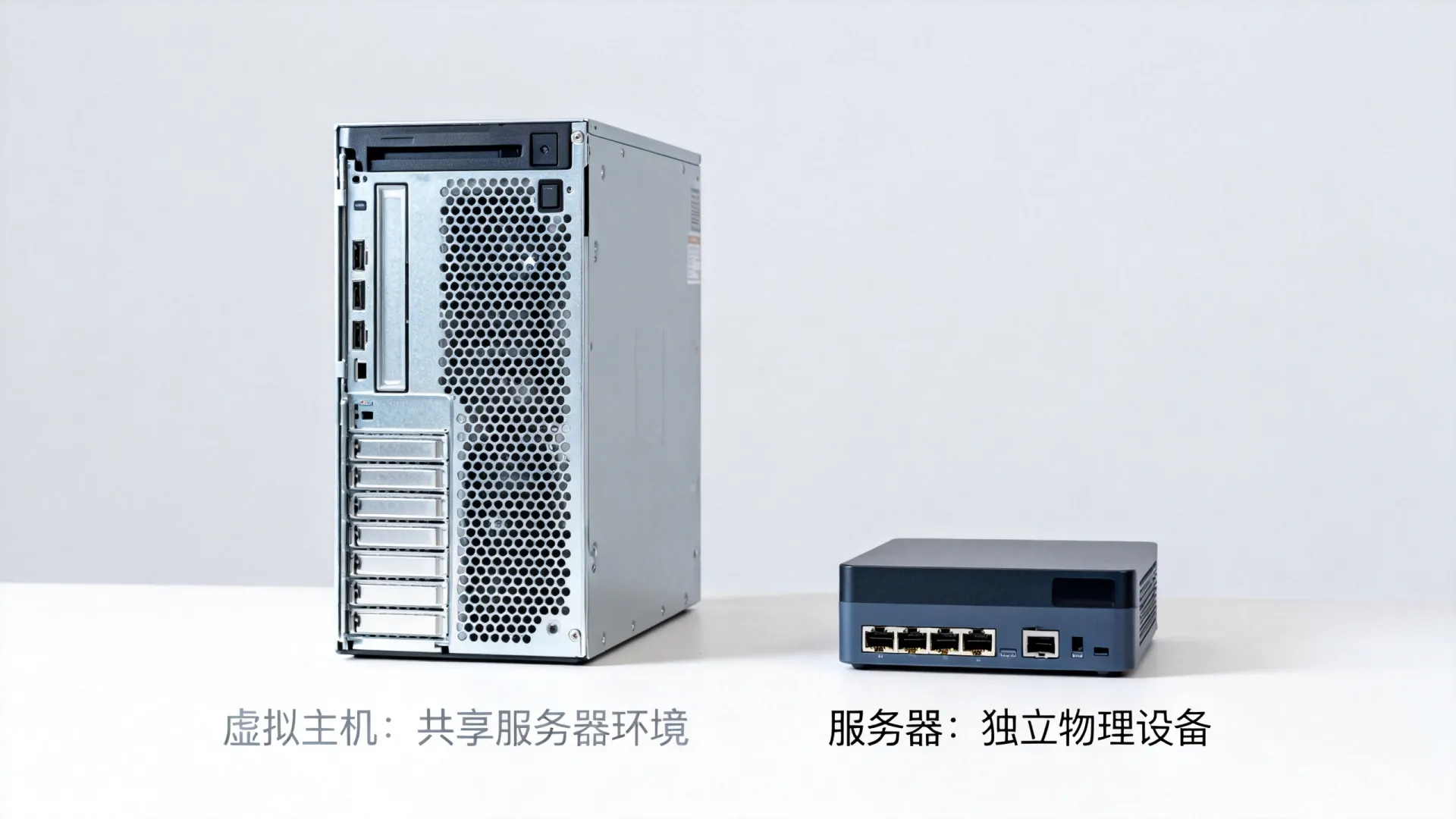 服务器和虚拟主机的区别在哪里 服务器和虚拟主机的区别在哪里