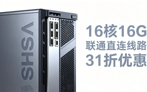 什么配置的VPS有联通直连线路且31折？16核16G VPS联通直连线路31折优惠