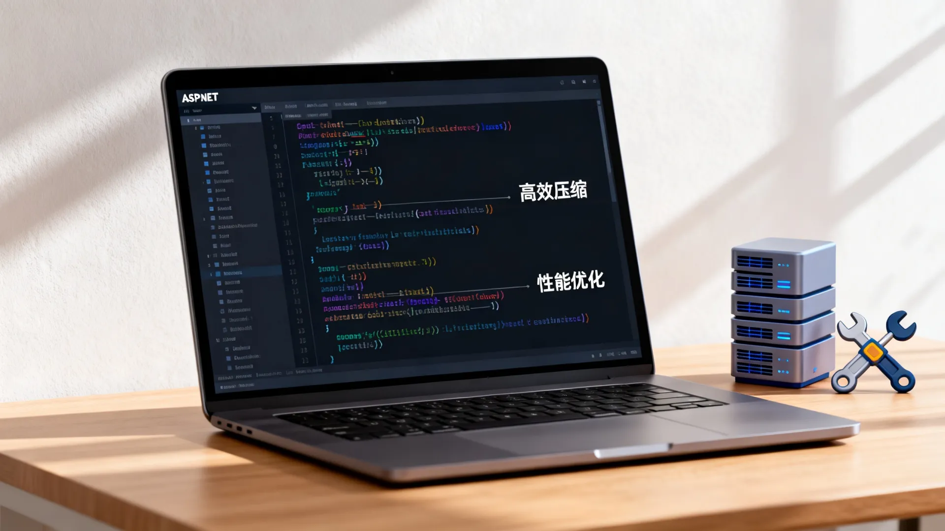 ASP.NET如何实现高效压缩?提升网站性能优化技巧 NET如何实现高效压缩