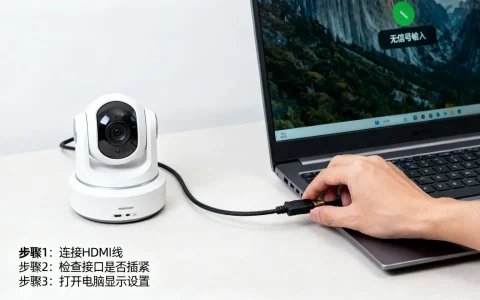监控摄像头怎么连接电脑，连接后不显示画面怎么办？