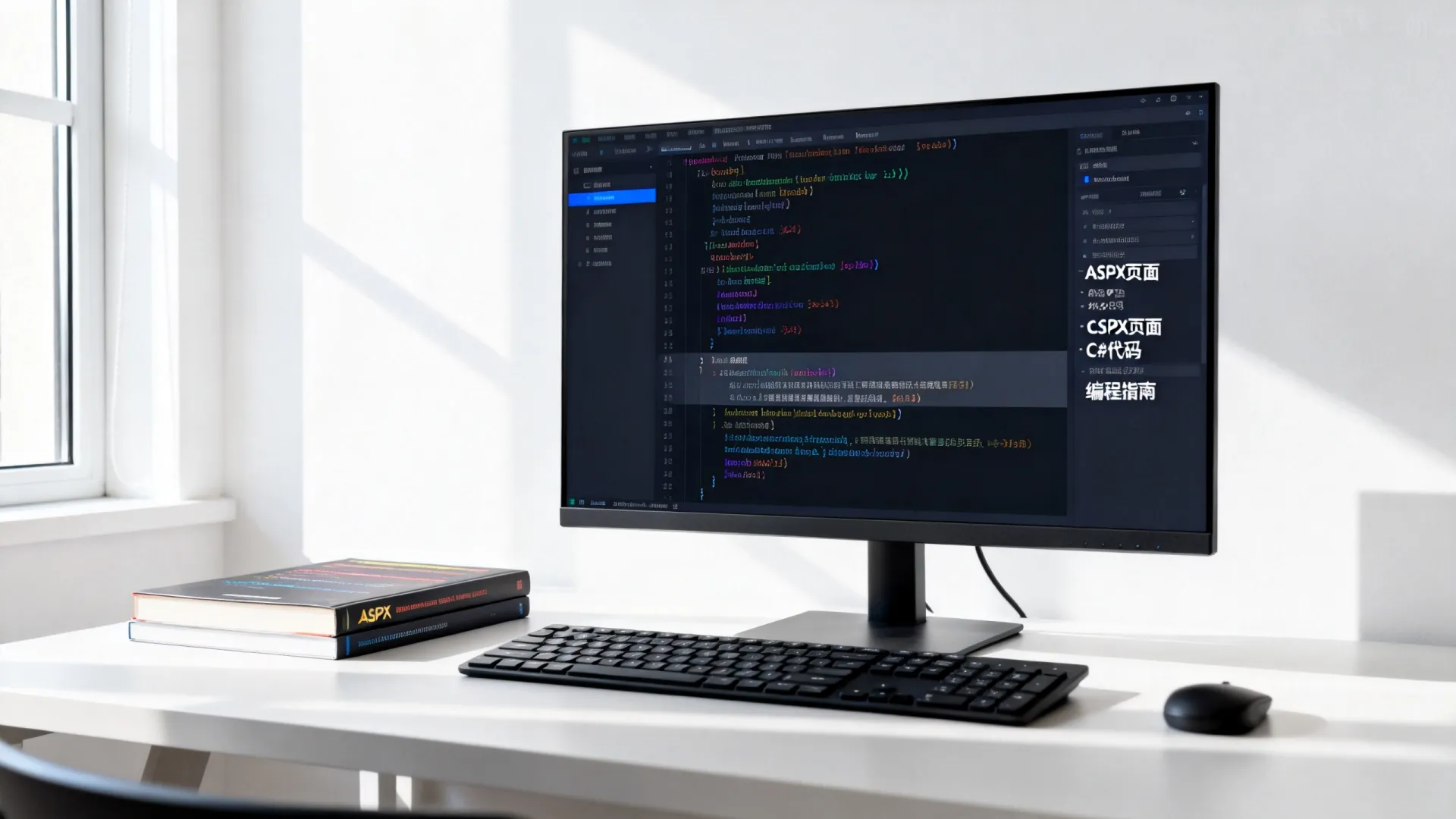如何在ASPX页面中编写C代码？ASP.NET C编程指南