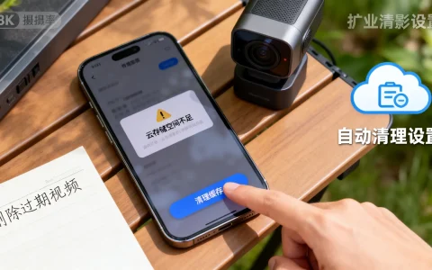 摄像头云存储空间不足怎么办？清理扩容省钱妙招！