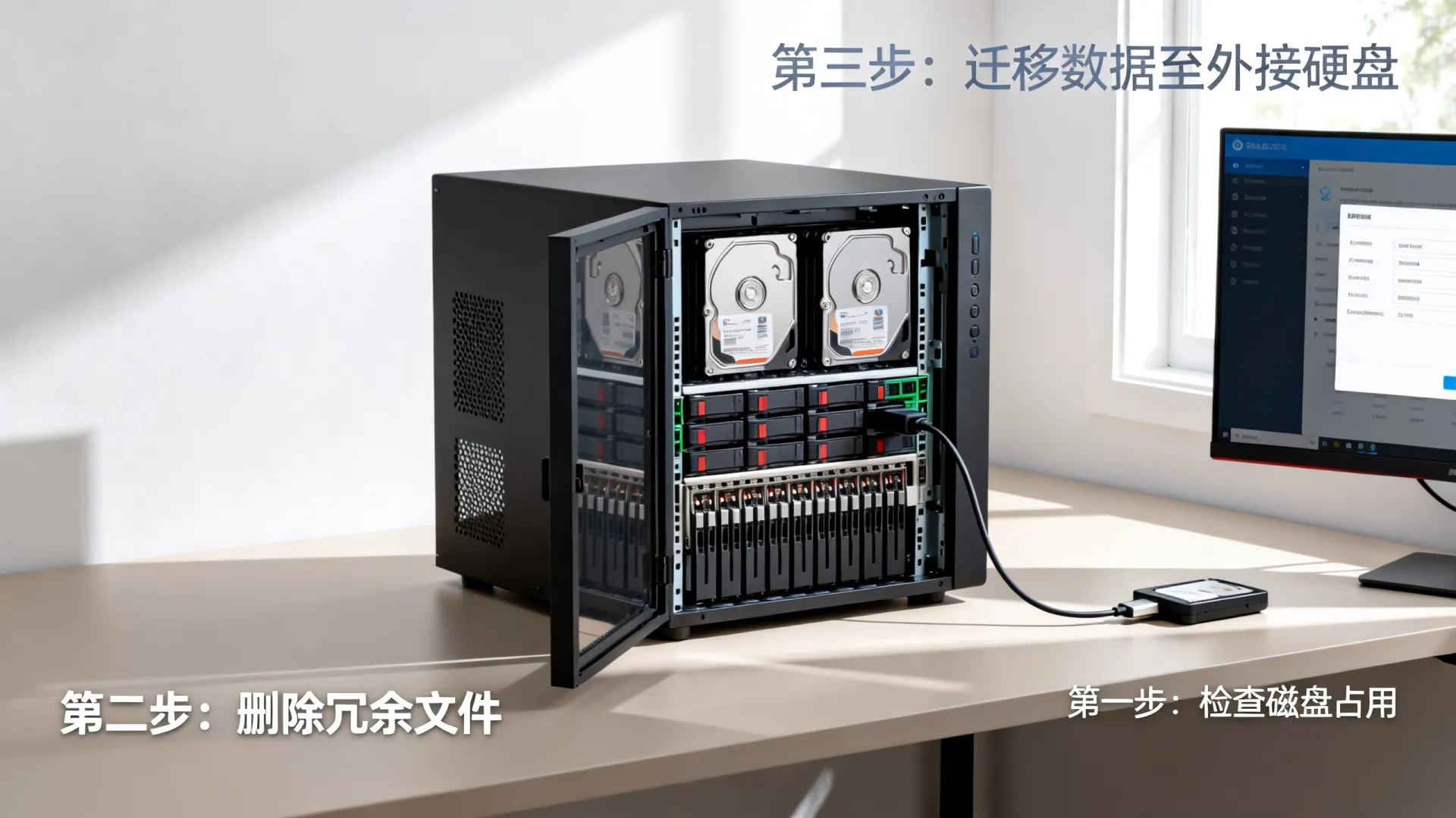 服务器磁盘爆满怎么办?三步清理技巧解决磁盘空间不足! 三步清理技巧解决磁盘空间不足