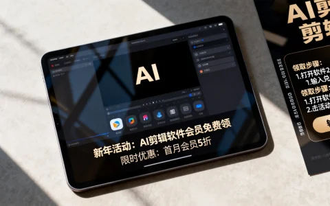 AI剪辑新年活动有哪些优惠，AI剪辑软件怎么免费领会员