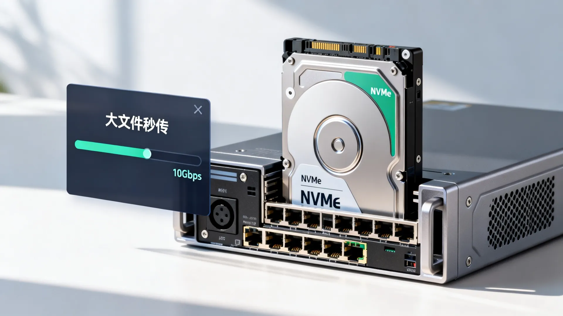 UCloud快杰云主机为什么快?NVMe+10Gbps带宽实测大文件秒传 UCloud快杰云主机为什么快