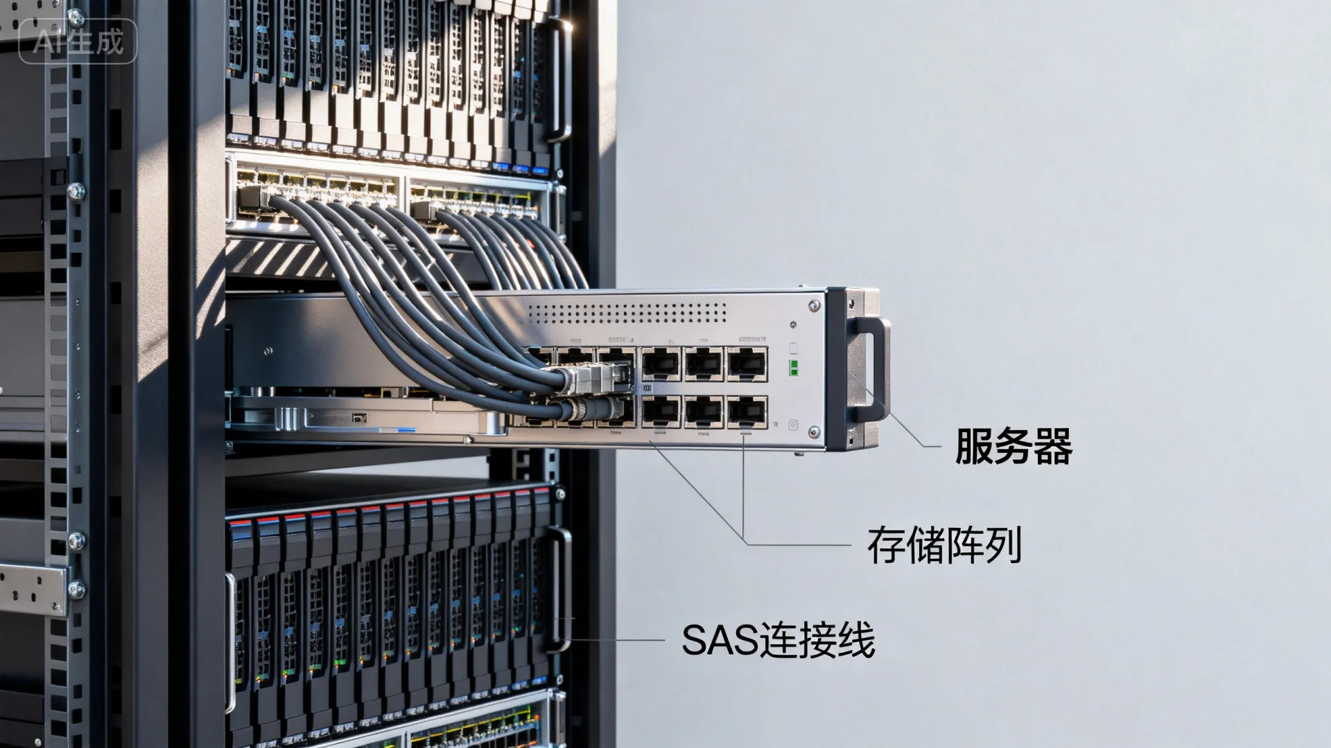 服务器在接存储 服务器在接存储