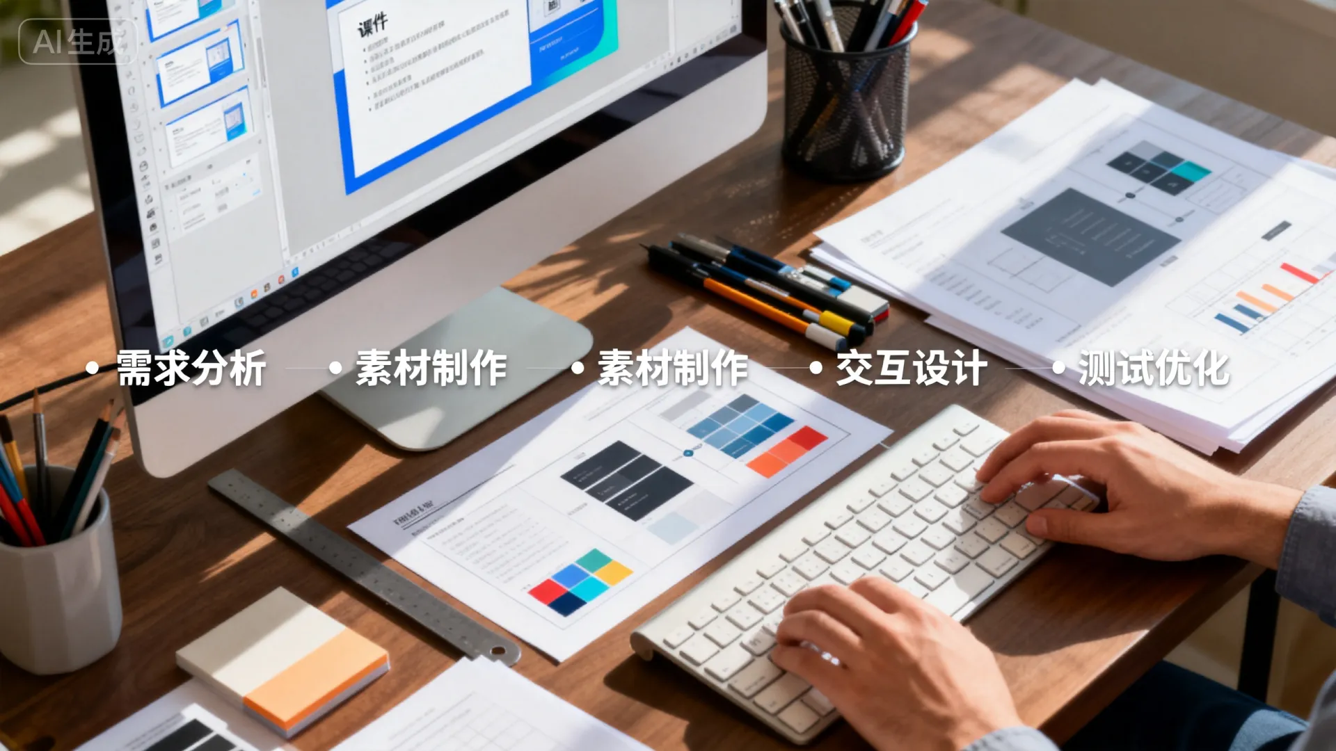 多媒体课件的开发过程 多媒体课件的开发过程