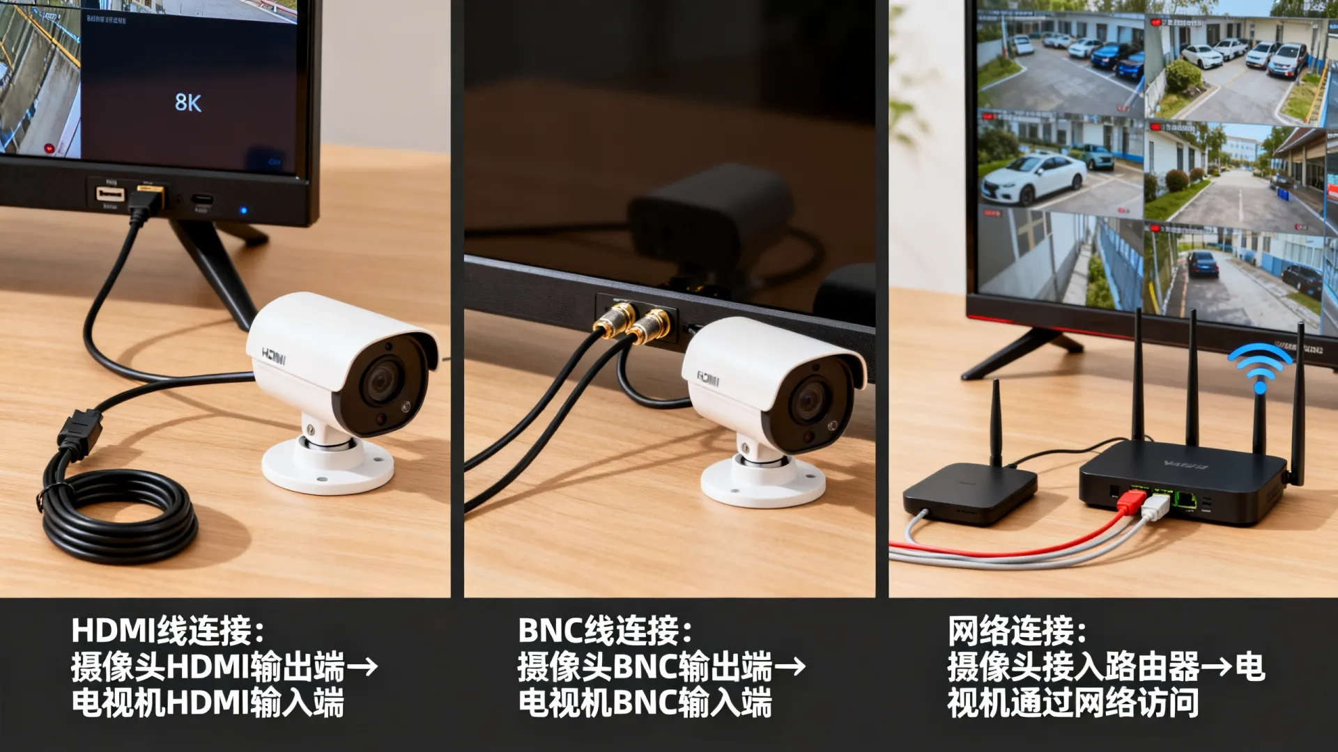 监控摄像头怎样连接电视机 监控摄像头怎样连接电视机