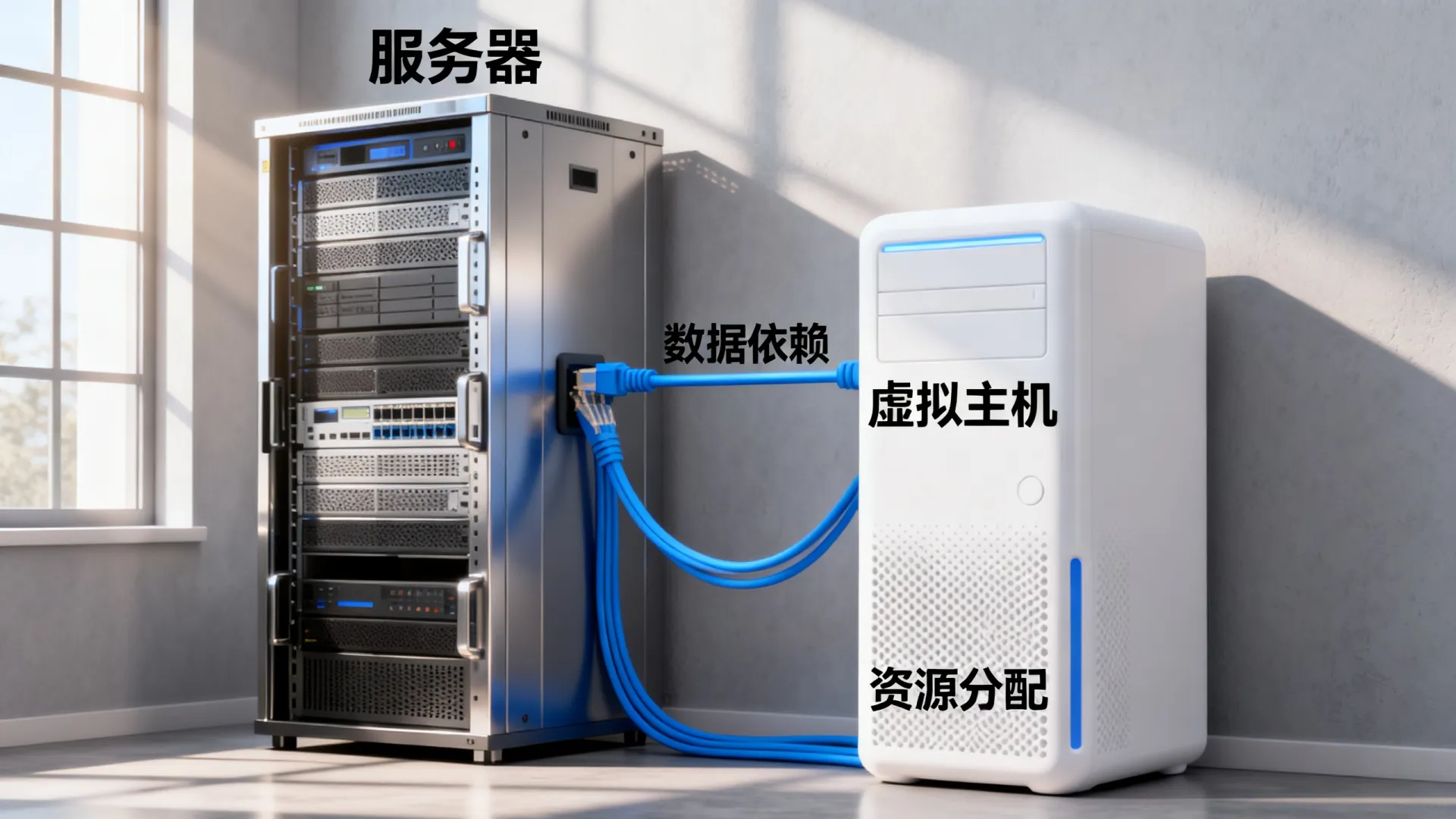服务器和虚拟主机的关系