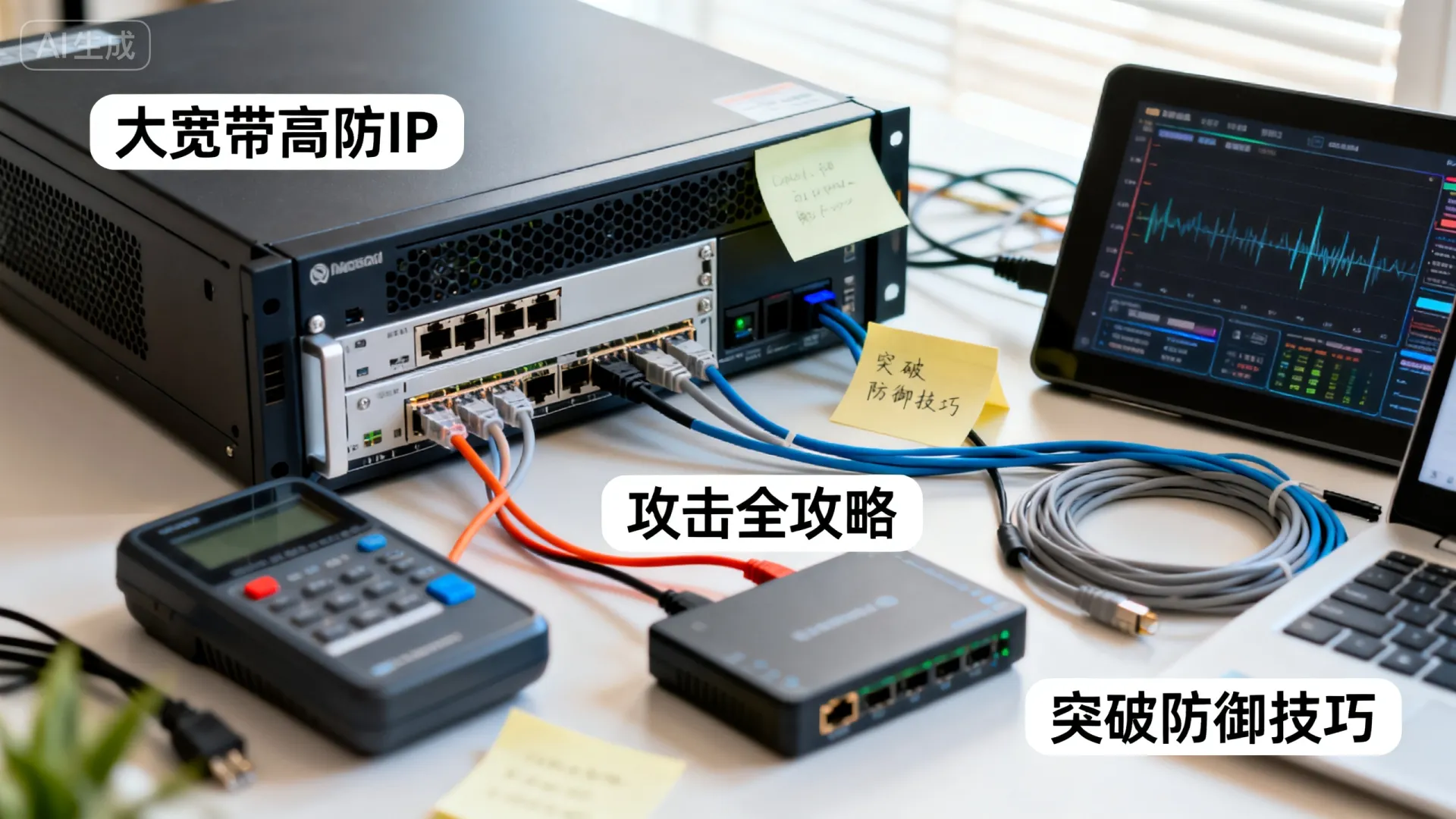 国内大宽带高防IP服务器攻击全攻略,高效突破防御技巧 - 怎么攻击高防服务器?网络安全流量词 国内大宽带高防IP服务器攻击全攻略