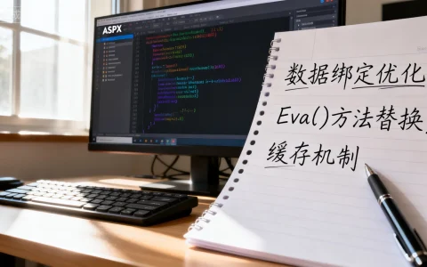 在ASPX页面中编写后台代码时，如何优化数据绑定性能？