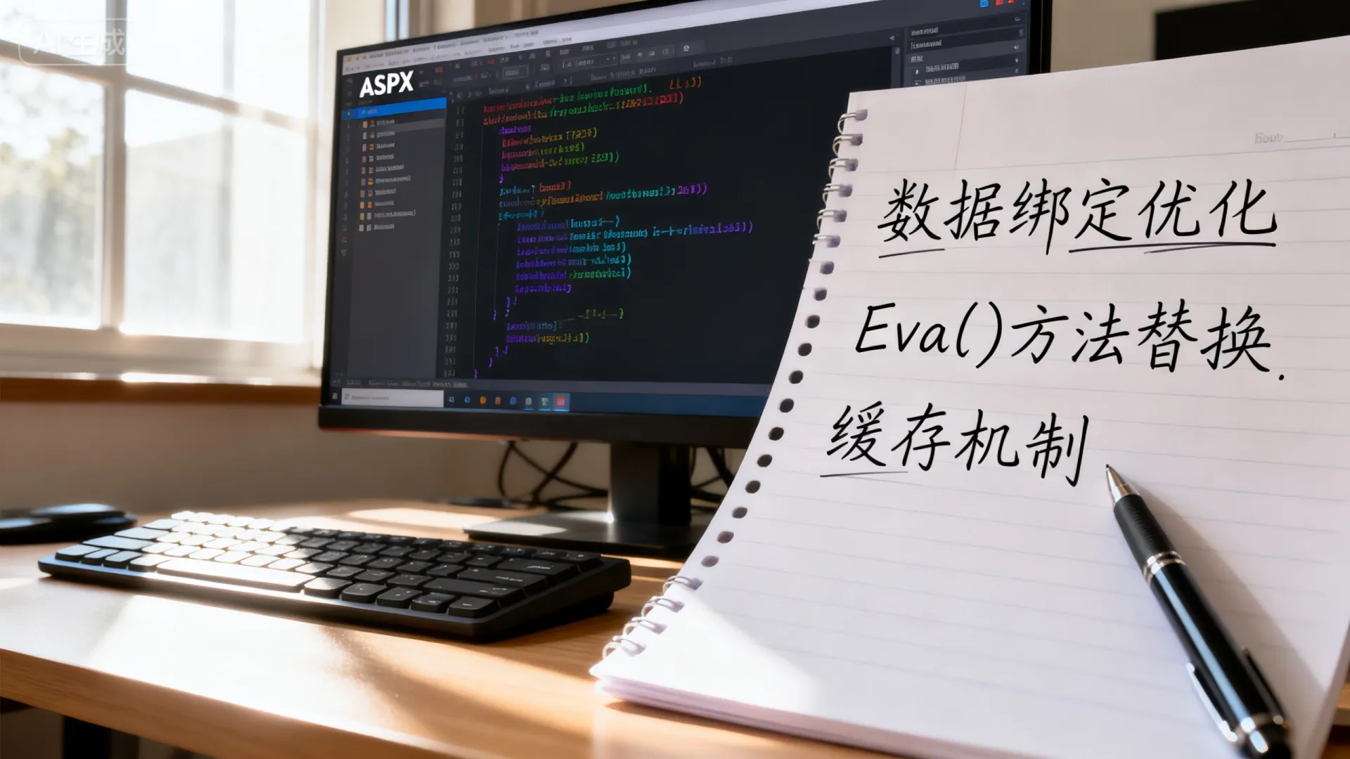 在ASPX页面中编写后台代码时,如何优化数据绑定性能? 在ASPX页面中编写后台代码时,如何优化数据绑定性能?
