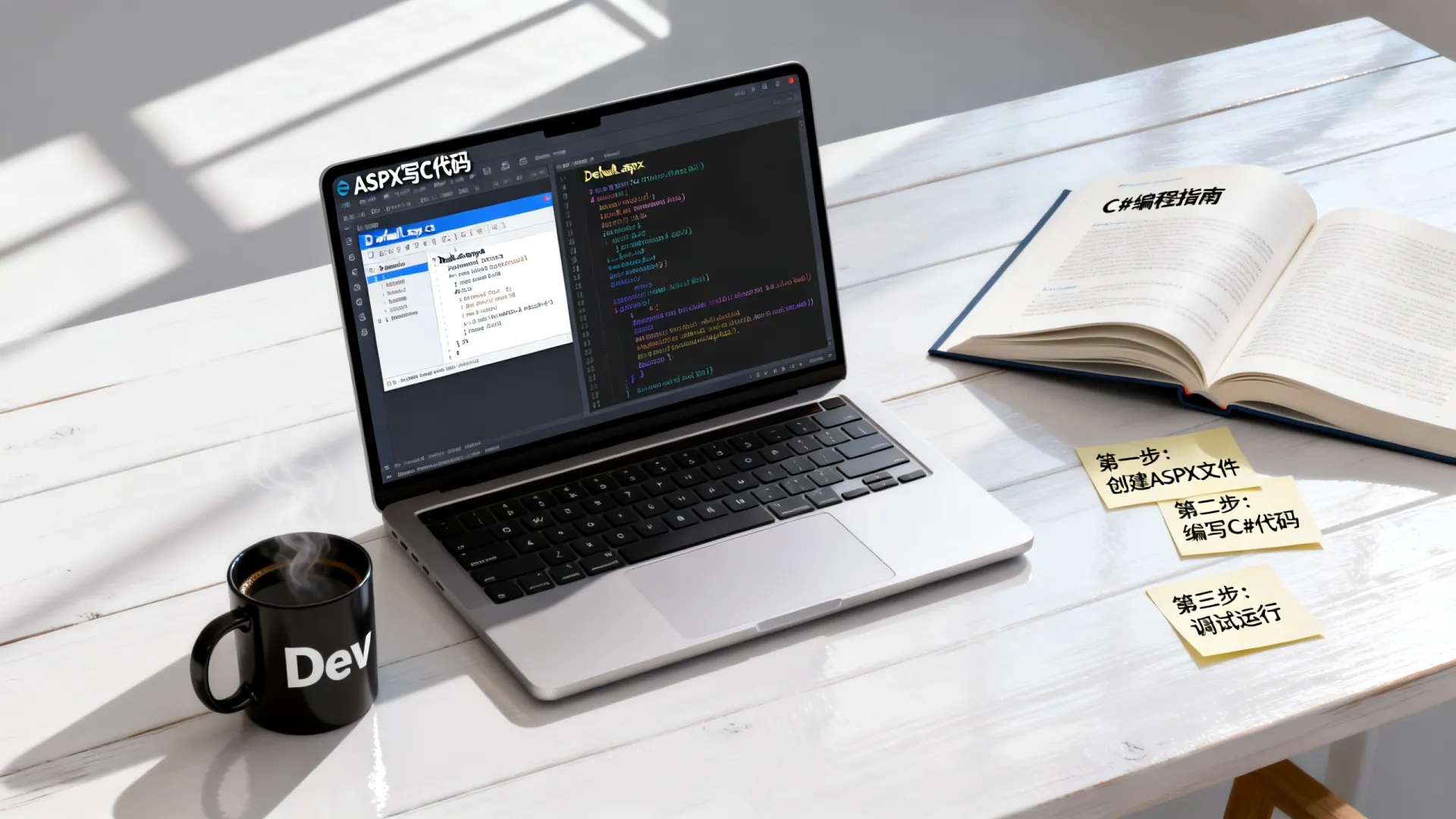 ASPX写C代码步骤详解 | ASP.NET C开发入门教程 ASPX写C代码步骤详解 | ASP.NET C开发入门教程
