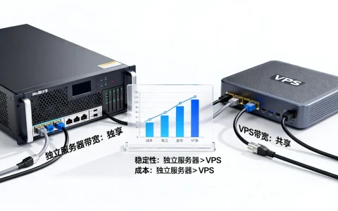 独立服务器带宽和VPS带宽区别在哪？独立服务器带宽和VPS带宽哪个好？