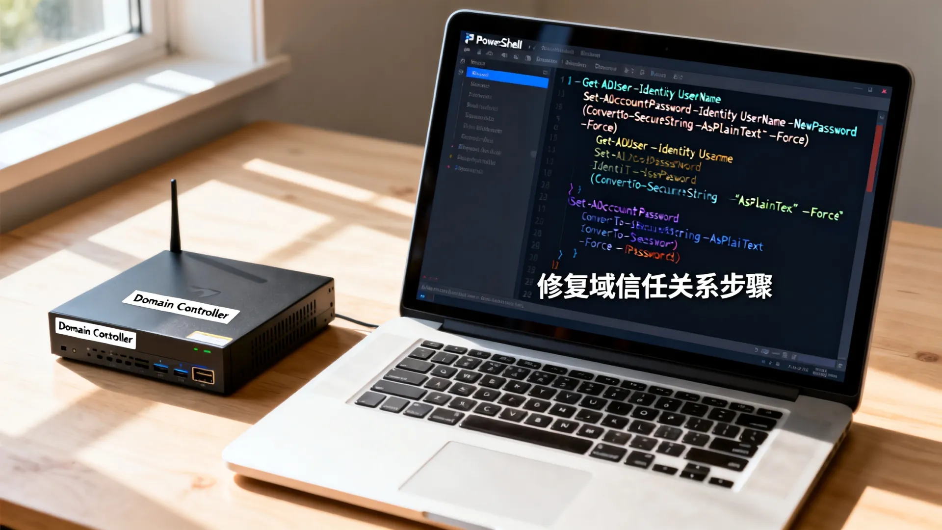 计算机脱域怎么办?PowerShell密码重置修复域信任关系 PowerShell密码重置修复域信任关系