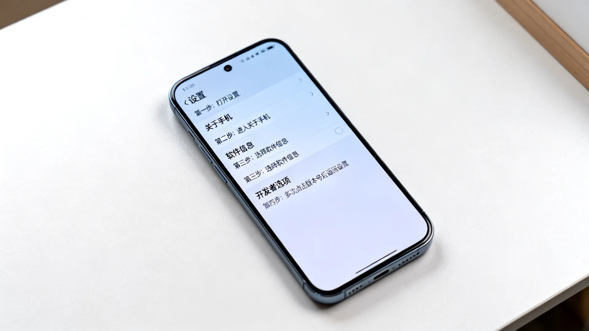 设置手机开发者选项