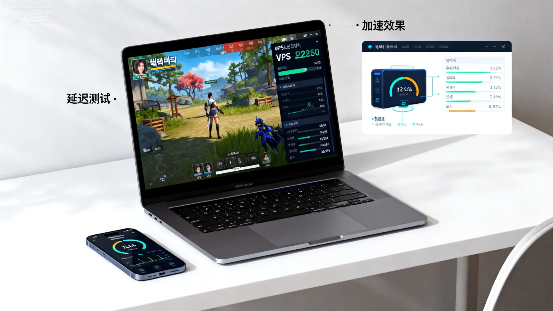 韩国VPS延迟高怎么办？韩服游戏加速实测效果