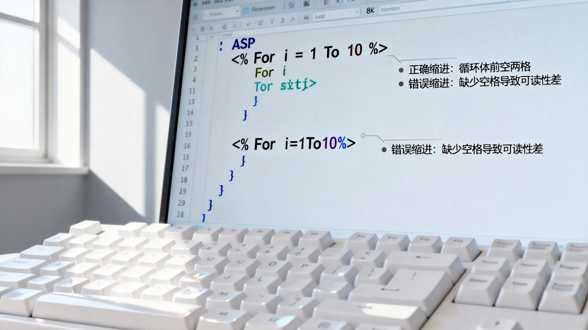 asp中代码缩进 asp中代码缩进