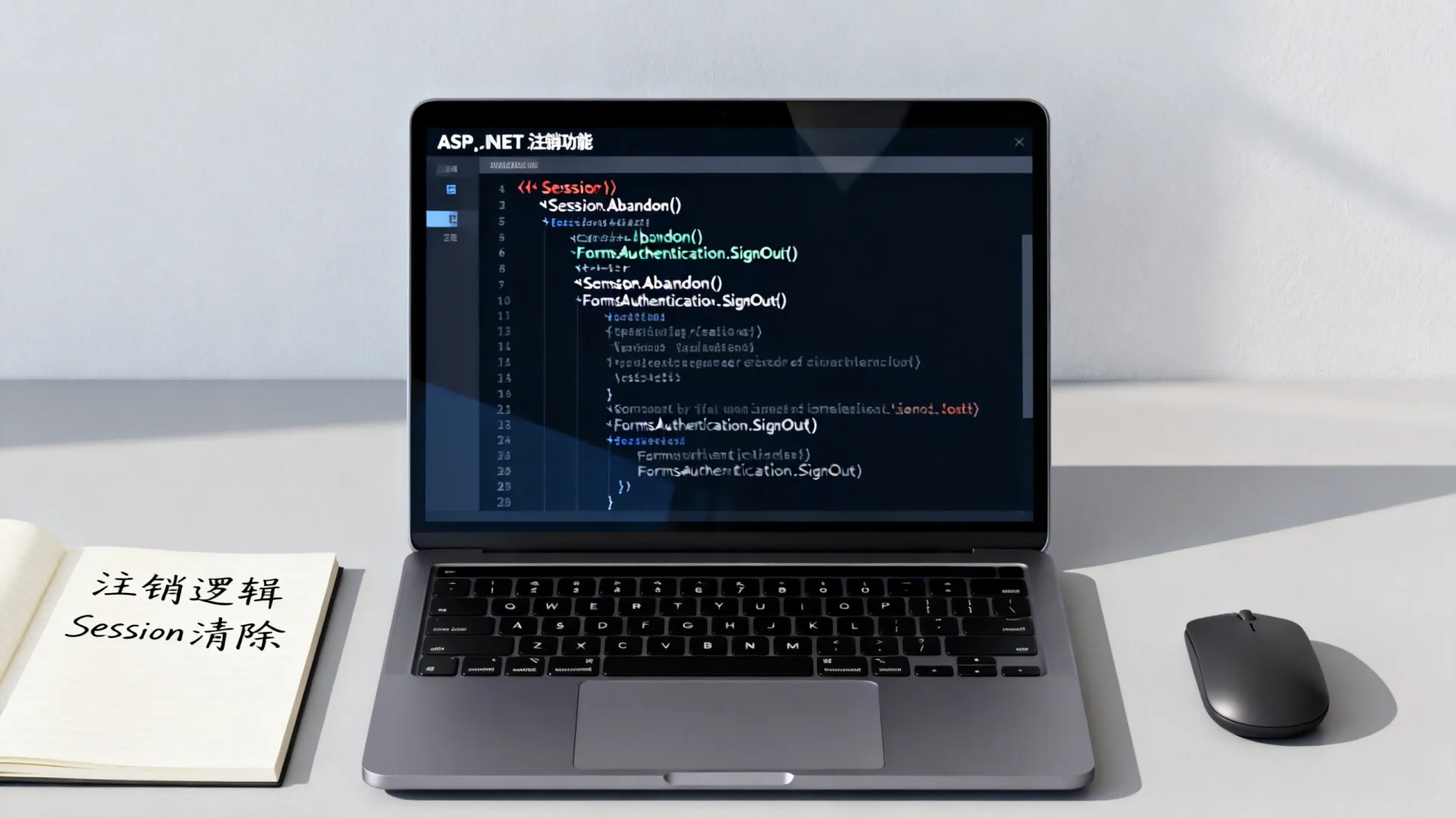 ASPNET简单实现注销功能