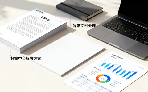 数据中台异常文档怎么处理？国内权威解决方案分享