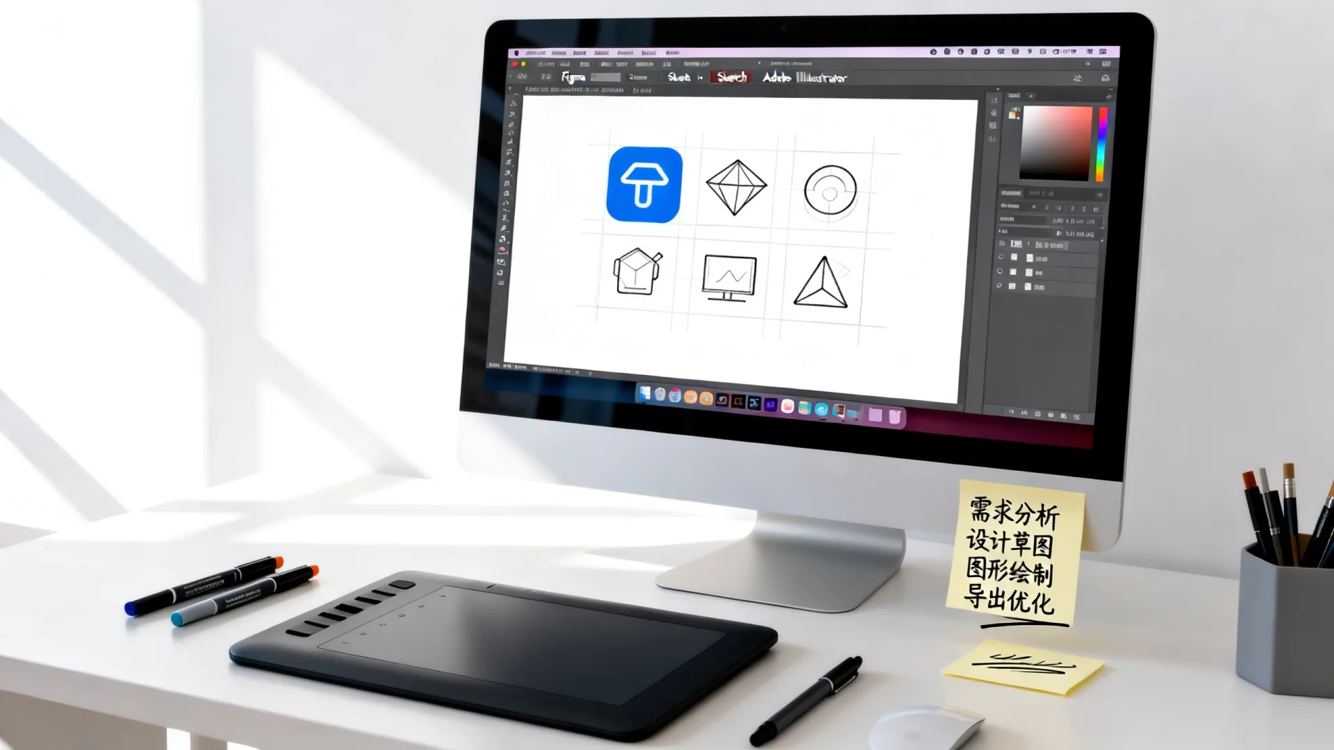 图标开发流程是怎样的,图标制作软件哪个好用? 图标开发流程是怎样的