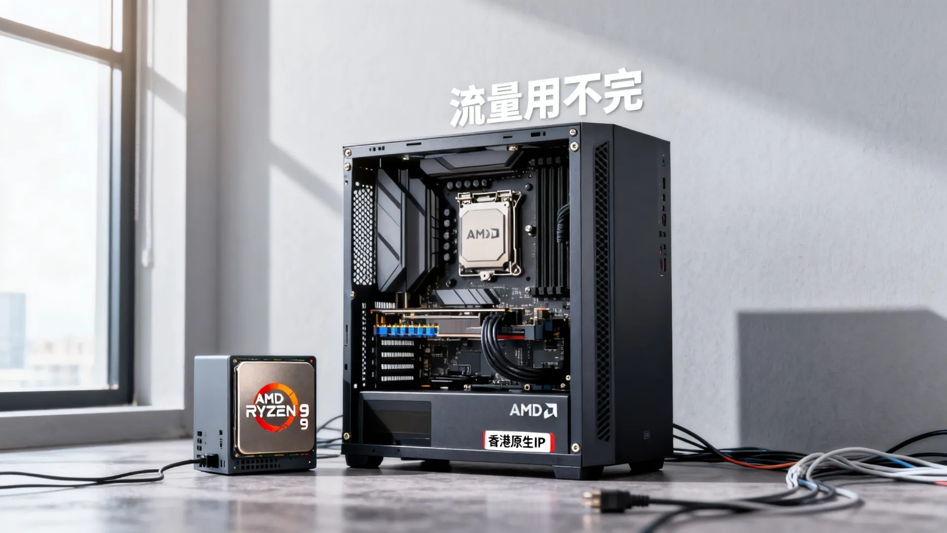 香港机房原生IP 香港原生ip - AMD Ryzen 9,流量用不完 香港机房原生IP 香港原生ip