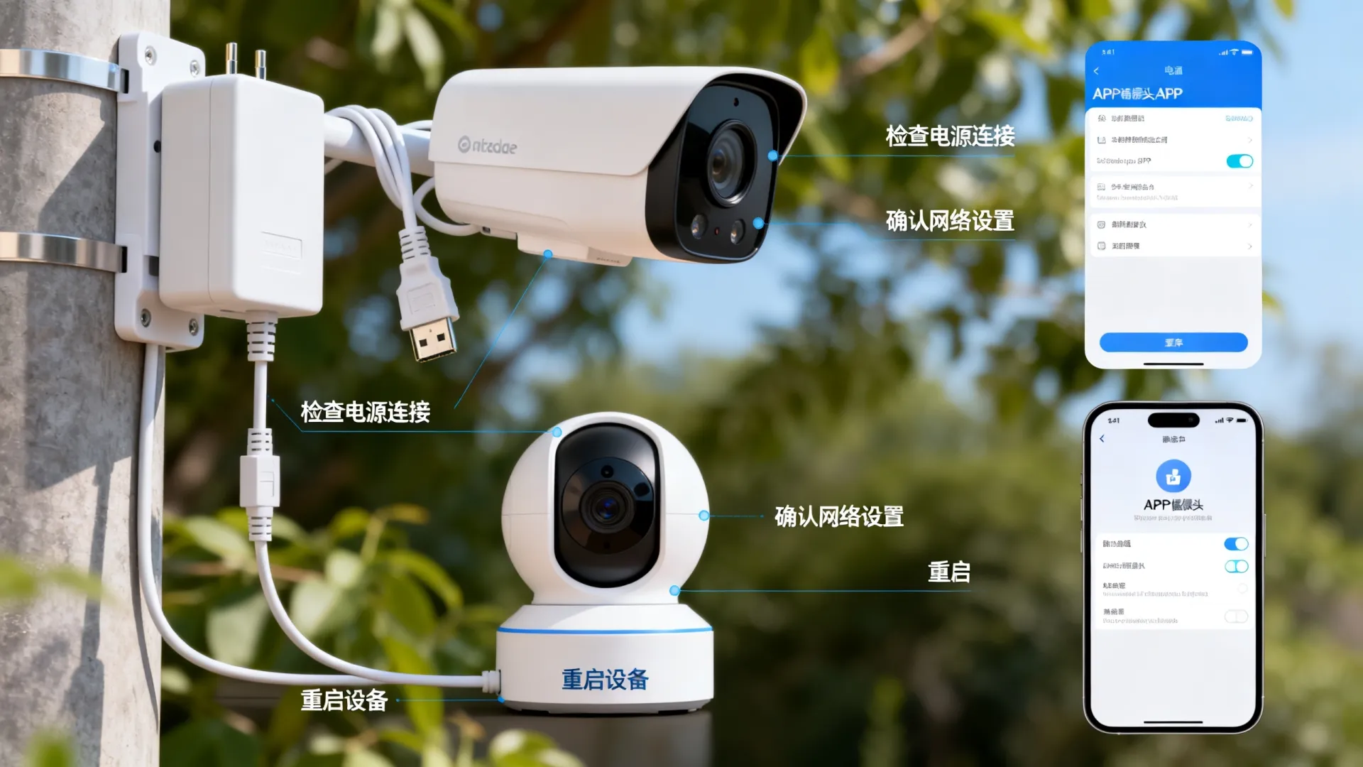 监控摄像头离线了怎么恢复 监控摄像头离线了怎么恢复