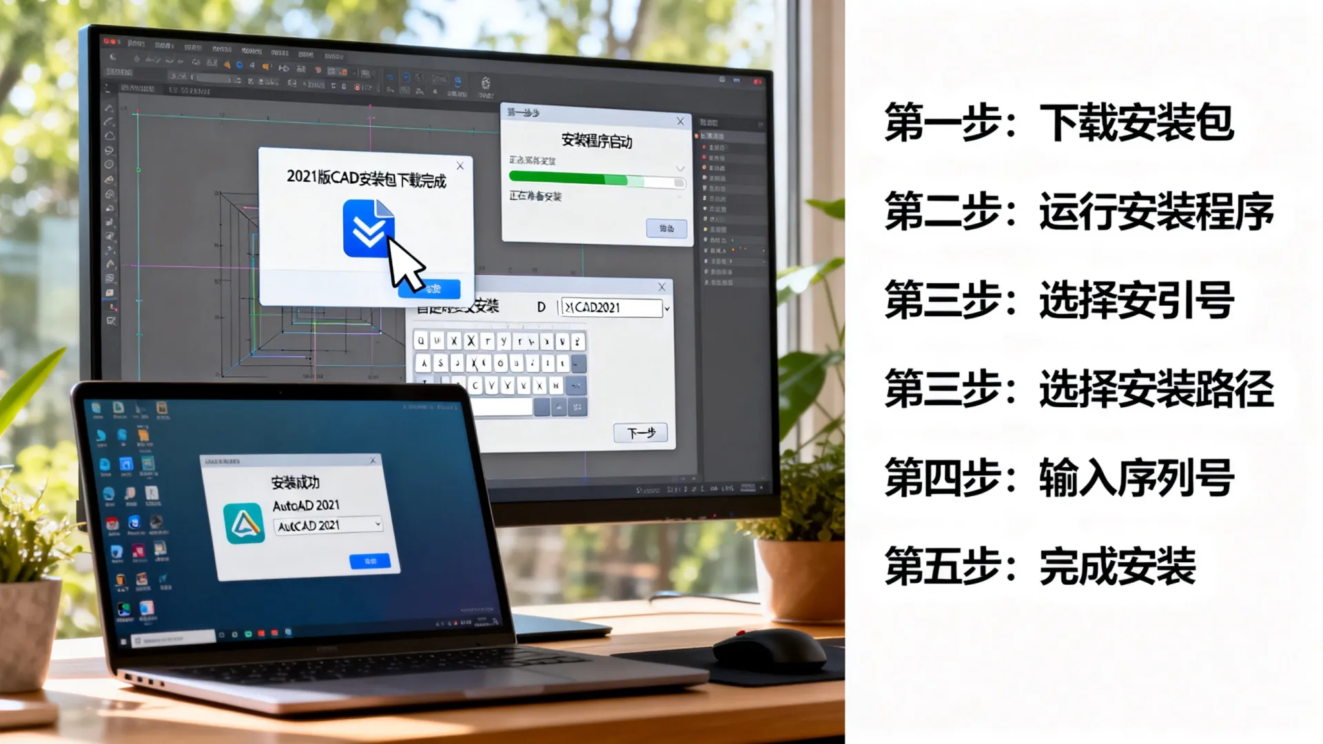 2021版cad如何安装