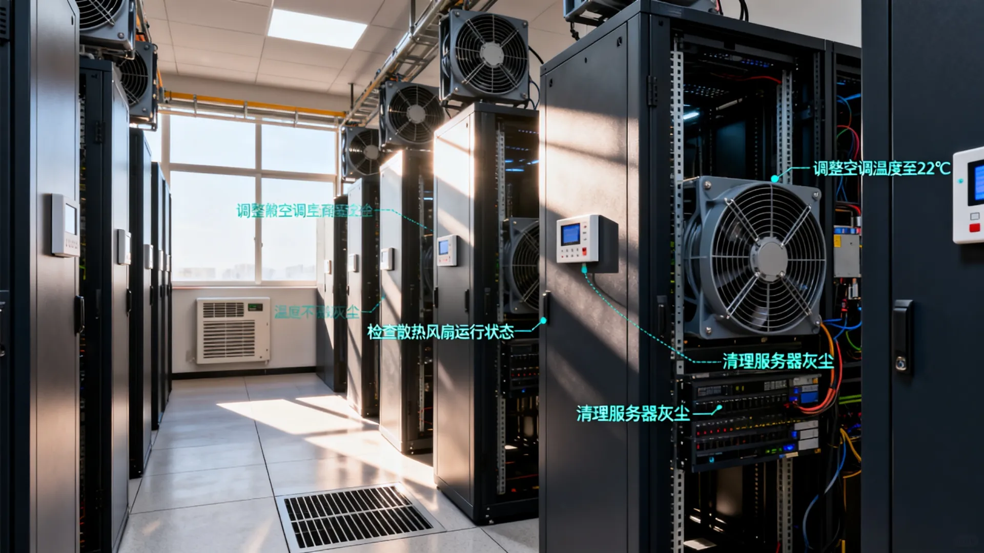 服务器机房温度过高怎么解决?服务器散热方法大全 服务器机房温度过高怎么解决