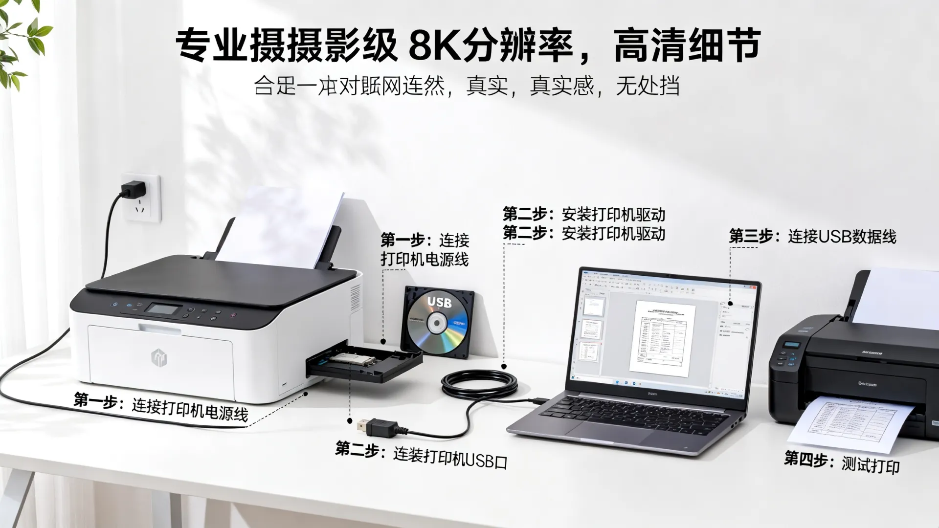 打印机和电脑怎么安装步骤