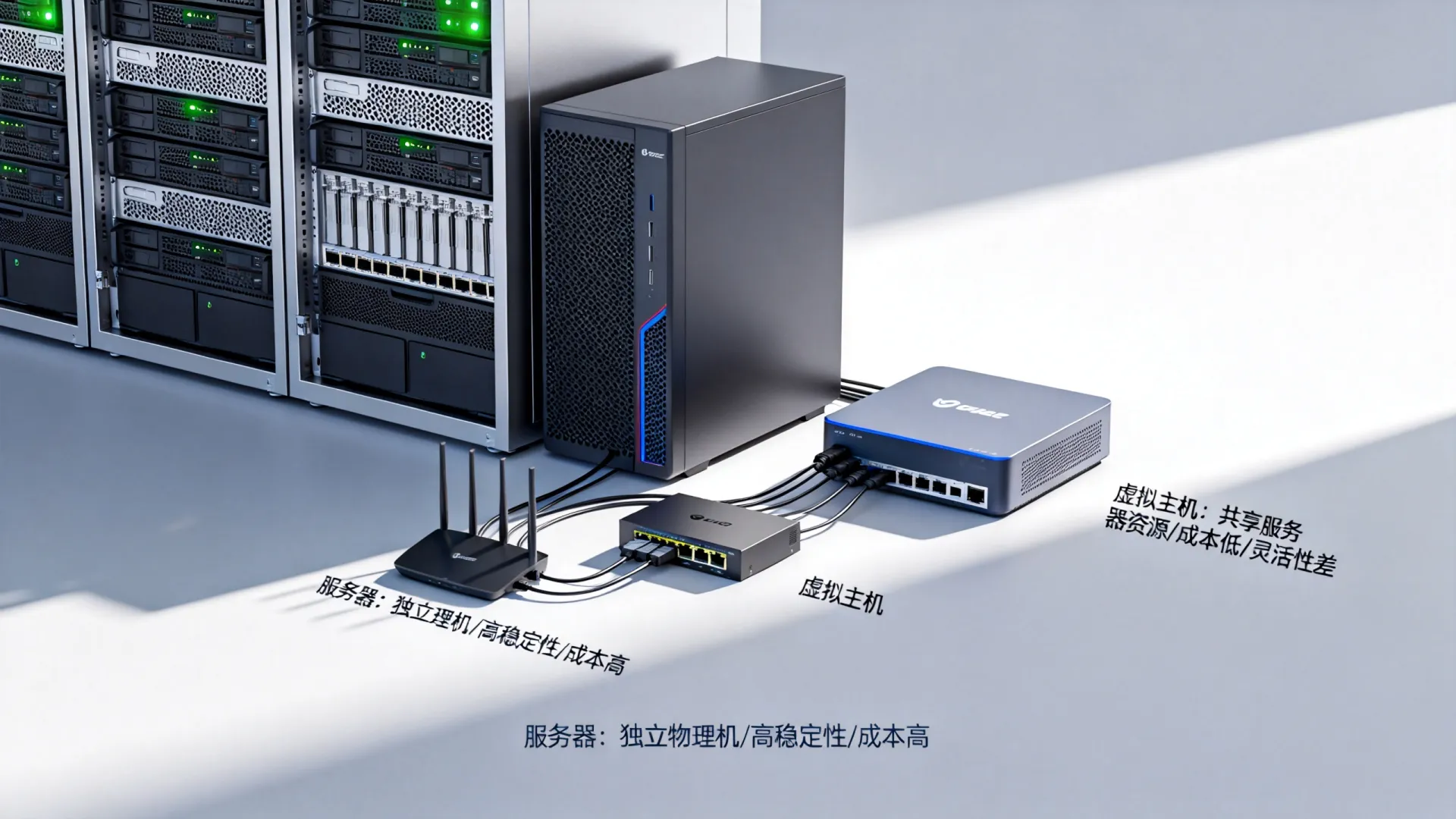 服务器和虚拟主机有啥 服务器和虚拟主机有啥