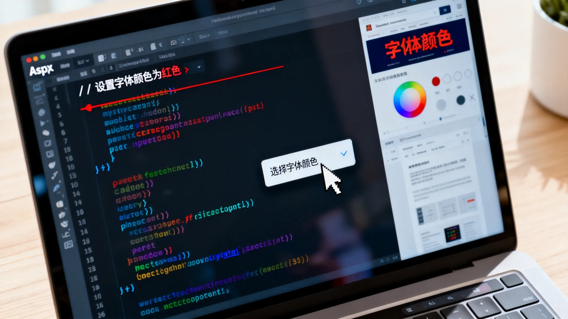 如何更改aspx字体颜色？高效优化网页字体设置技巧大全