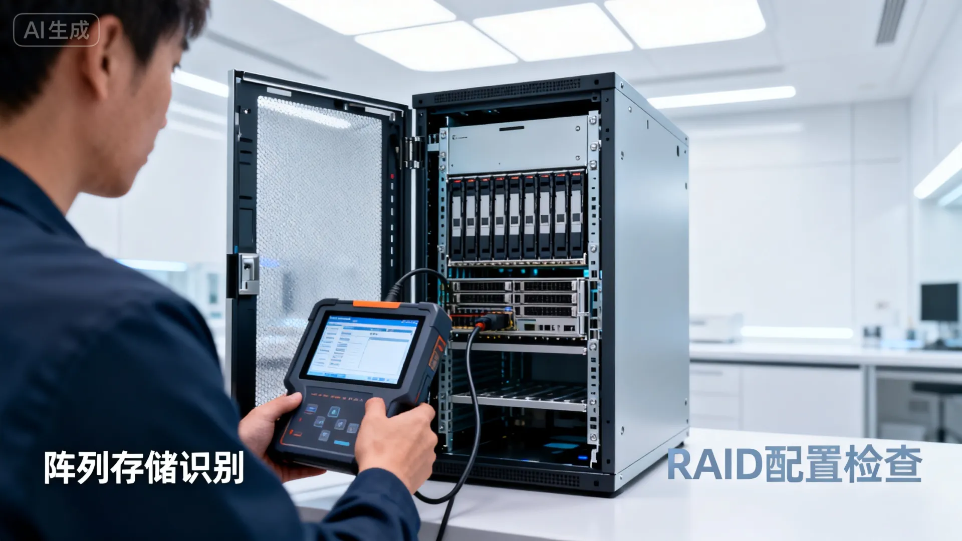 服务器为何无法识别阵列存储？RAID配置错误排查方法