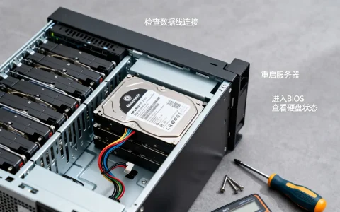 服务器有个硬盘没显示怎么办，服务器硬盘不显示怎么解决
