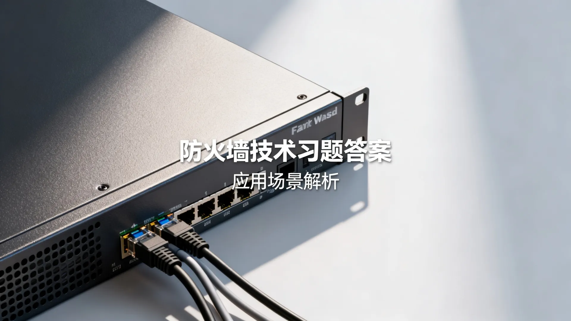防火墙技术与应用习题答案 防火墙技术与应用习题答案