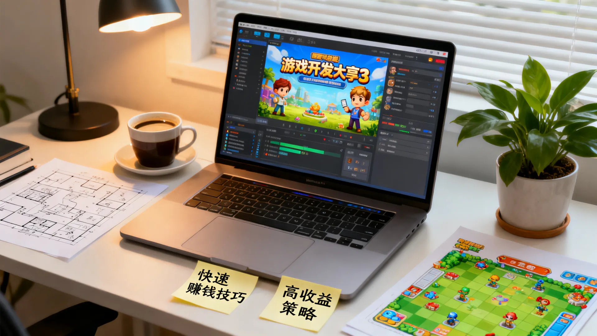 游戏开发大亨3怎么快速赚钱