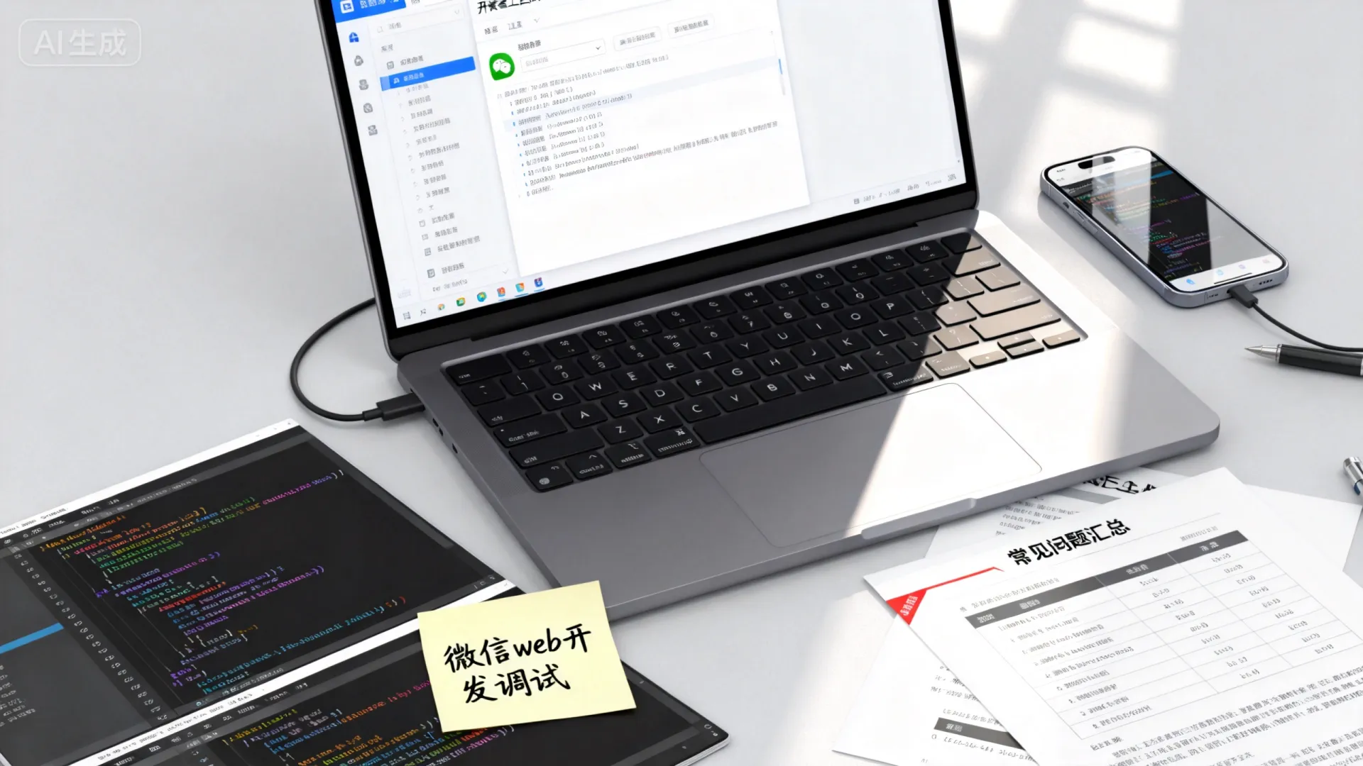 微信web开发调试常见问题有哪些 | 微信web开发调试