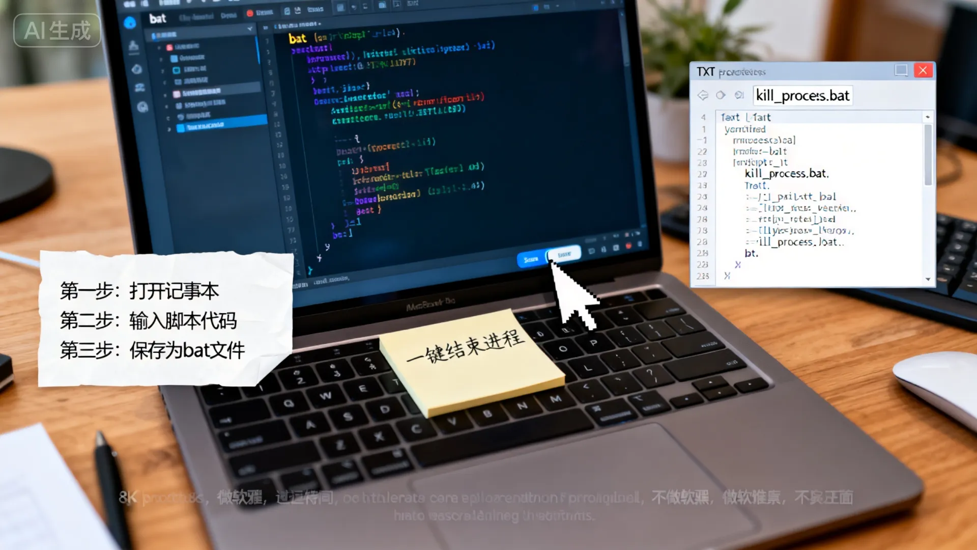 服务器卡死怎么办?| 一键结束进程bat脚本制作教程 一键结束进程bat脚本制作教程