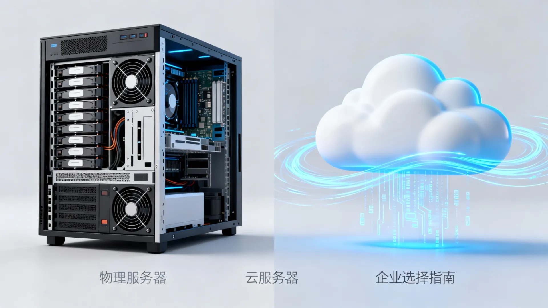 物理服务器和云服务器有啥区别?企业选哪个更好? 物理服务器和云服务器有啥区别